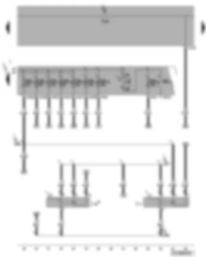 Wiring Diagram  VW PASSAT 2007 - Fuel pump relay - electric fuel pump 2 relay - fuses SB
