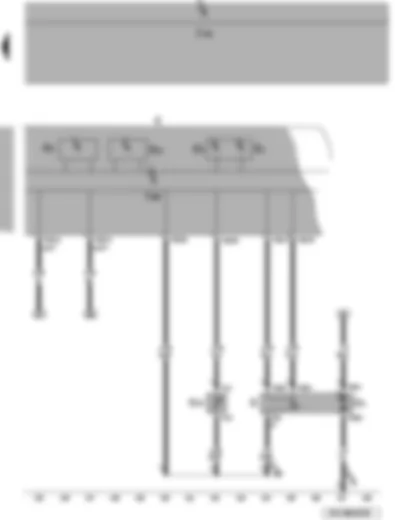 Wiring Diagram  VW PASSAT 2007 - Dash panel insert - rev counter - speedometer - fuel gauge - fuel system pressurisation pump