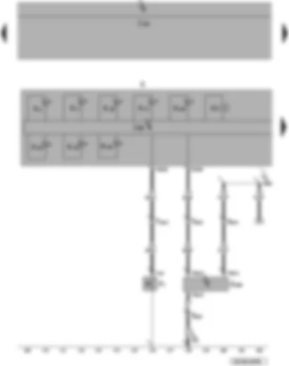 Wiring Diagram  VW PASSAT 2007 - Dash panel insert - warning lamps - oil pressure switch - buzzer and gong - oil level and oil temperature sender