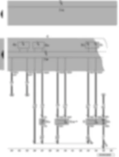 Wiring Diagram  VW PASSAT 2007 - Dash panel insert - rev counter - speedometer - coolant temperature gauge - fuel system pressurisation pump - fuel gauge