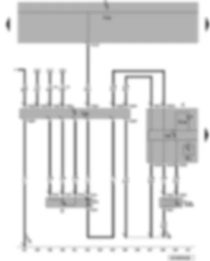 Wiring Diagram  VW PASSAT 2007 - Fuel pump control unit - dash panel insert - fuel gauge - fuel system pressurisation pump