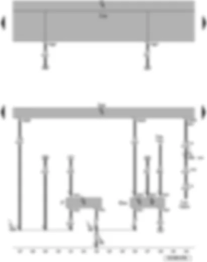 Wiring Diagram  VW PASSAT 2007 - Engine control unit - clutch position sender - brake light switch