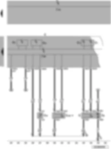 Wiring Diagram  VW PASSAT 2007 - Dash panel insert - rev counter - speedometer - coolant temperature gauge - fuel system pressurisation pump - fuel gauge