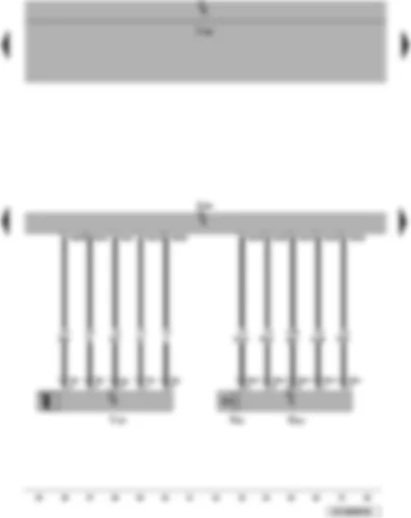 Wiring Diagram  VW PASSAT 2007 - Engine control unit - intake manifold flap motor - exhaust gas recirculation potentiometer - exhaust gas recirculation valve