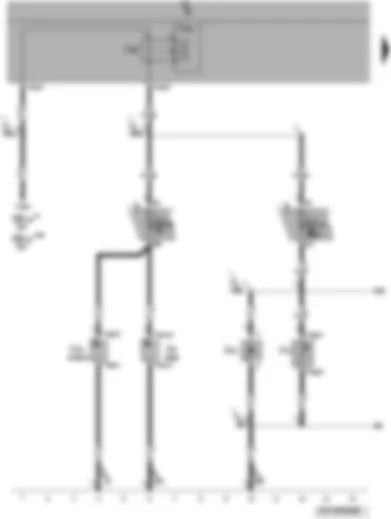 Wiring Diagram  VW PASSAT 2007 - 12 V sockets - cigarette lighter - blocking diode 2
