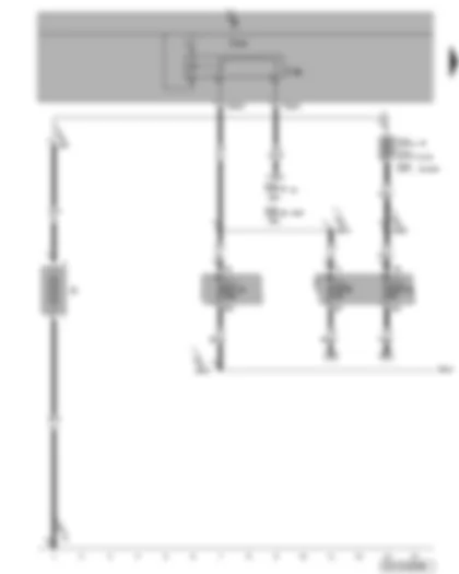 Wiring Diagram  VW PASSAT 2007 - Battery - terminal 15 voltage supply relay 2 - fuses