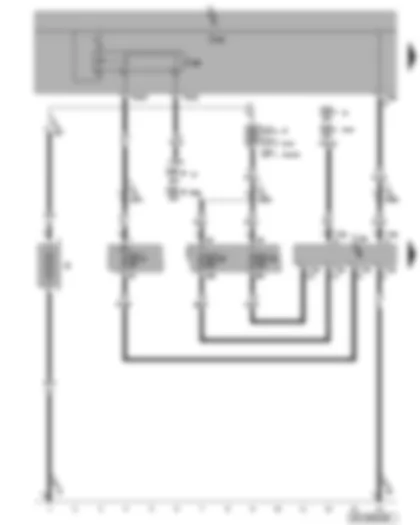 Wiring Diagram  VW PASSAT 2007 - Trailer detector control unit - fuses