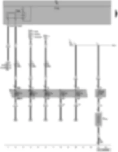 Wiring Diagram  VW PASSAT 2007 - Second battery - terminal 15 voltage supply relay - fuses