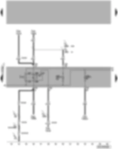 Wiring Diagram  VW PASSAT 2008 - Motronic current supply relay - SB-fuses