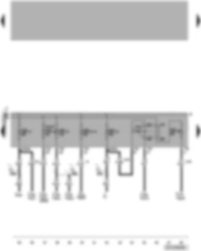 Wiring Diagram  VW PASSAT 2008 - Secondary air pump relay - SB-fuses