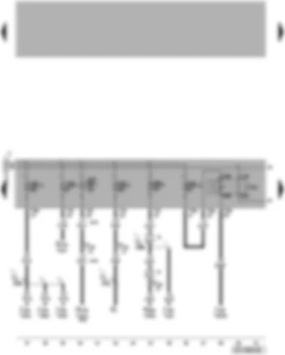 Wiring Diagram  VW PASSAT 2007 - SB Fuses - Motronic current supply relay 2