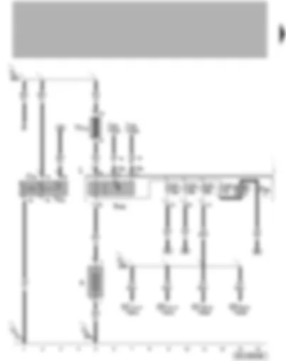 Wiring Diagram  VW PASSAT 2007 - Battery - battery isolation igniter - terminal 30 wiring junction - wiring connector - suppression filter