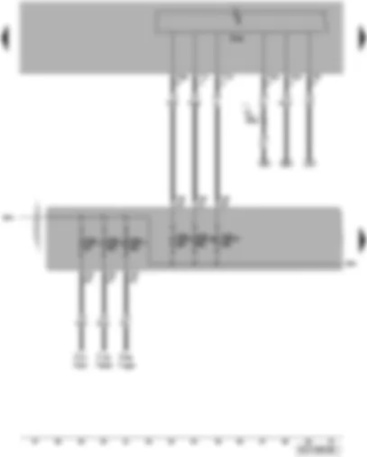 Wiring Diagram  VW PASSAT 2008 - Onboard supply control unit - SB-fuses