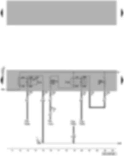 Wiring Diagram  VW PASSAT 2008 - Circulation pump relay - Motronic current supply relay