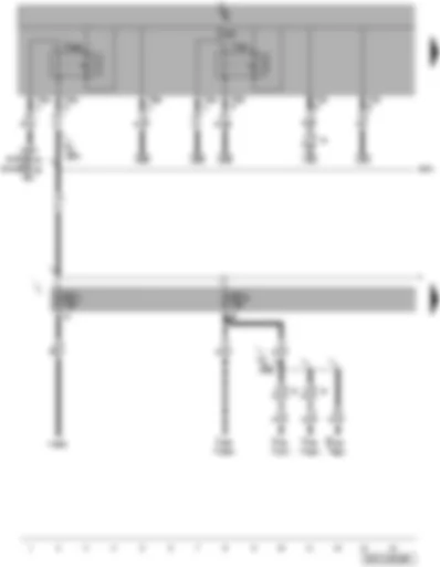 Wiring Diagram  VW PASSAT 2007 - SC fuses - self-diagnosis connection