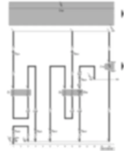 Wiring Diagram  VW PASSAT 2005 - Heated cushion for driver seat - heated backrest for driver seat
