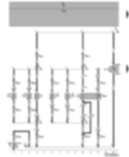 Wiring Diagram  VW PASSAT 2005 - Heated cushion for driver seat - heated backrest for driver seat - lateral support heater