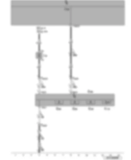 Wiring Diagram  VW PASSAT 2010 - Garage door operating unit - garage door opener button