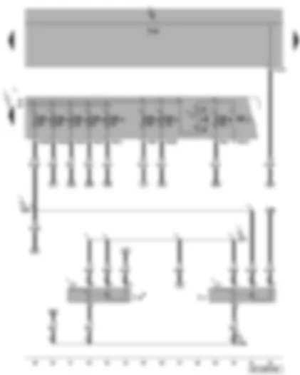 Wiring Diagram  VW PASSAT 2008 - Fuel pump relay - electric fuel pump 2 relay - fuses SB