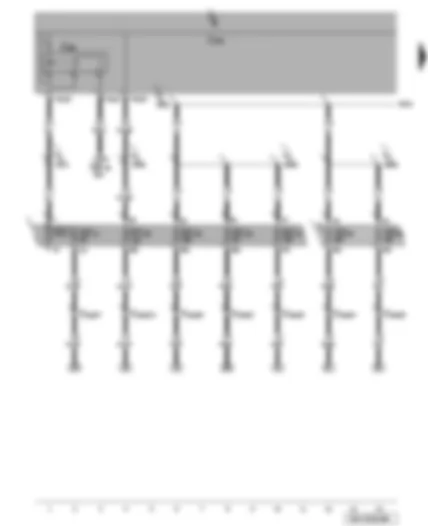 Wiring Diagram  VW PASSAT 2007 - Fuses - terminal 15 voltage supply relay