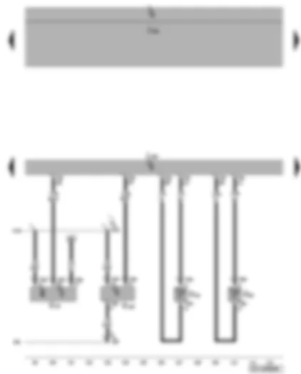 Wiring Diagram  VW PASSAT 2008 - Engine control unit - Hall sender - coolant temperature sender - fuel pressure sender