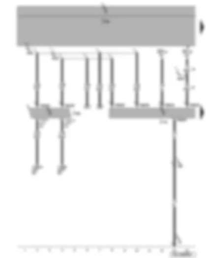 Wiring Diagram  VW PASSAT 2010 - Vehicle Electrical System Control Module - Data Bus On Board Diagnostic Interface - Rear View Camera System Control Module