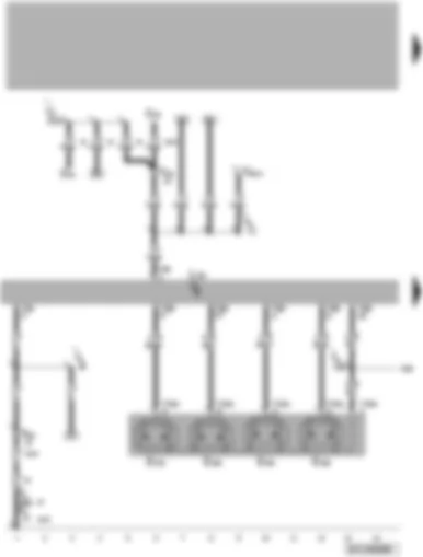 Wiring Diagram  VW PASSAT 2010 - Control unit for seat adjustment and steering column adjustment with memory function - operating unit for driver seat memory