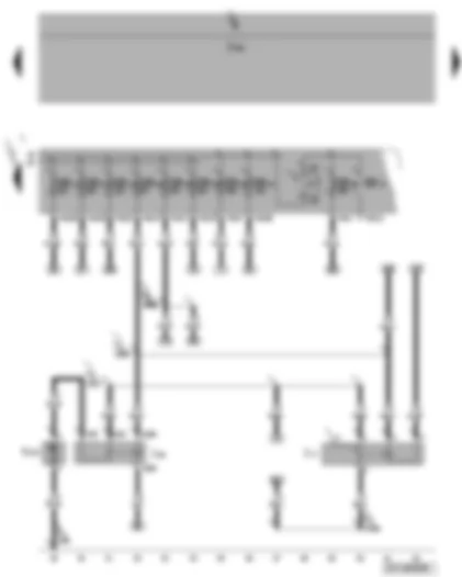 Wiring Diagram  VW PASSAT 2008 - Fuel pump relay - electric fuel pump 2 relay - additional fuel pump - fuses SB