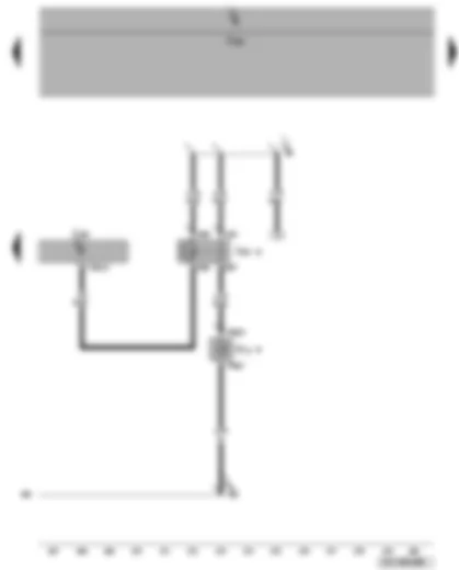 Wiring Diagram  VW PASSAT 2010 - Convenience system central control unit - alarm horn relay - alarm horn