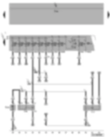 Wiring Diagram  VW PASSAT 2010 - Fuel pump relay - electric fuel pump 2 relay - fuel pump 2 - fuses