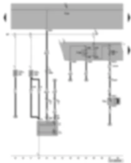 Wiring Diagram  VW PASSAT 2010 - Alternator - additional coolant pump relay - coolant circulation pump - fuses