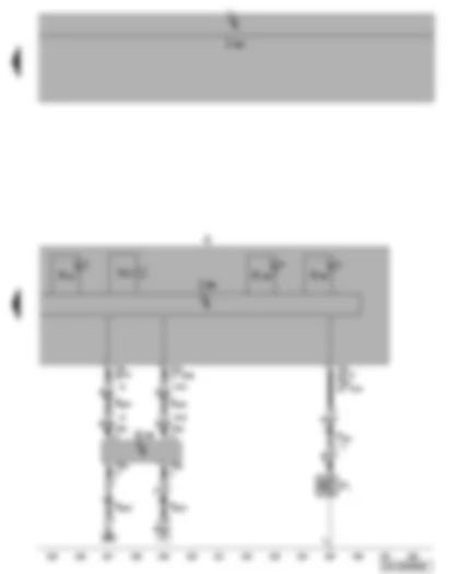 Wiring Diagram  VW PASSAT 2009 - Dash panel insert - oil pressure switch - oil level and oil temperature sender
