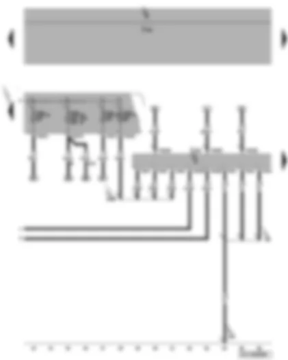 Wiring Diagram  VW PASSAT 2009 - Engine control unit - fuses SB