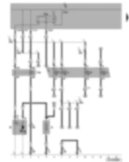 Wiring Diagram  VW PASSAT 2010 - Battery - starter - terminal 15 voltage supply relay - terminal 50 voltage supply relay - fuses