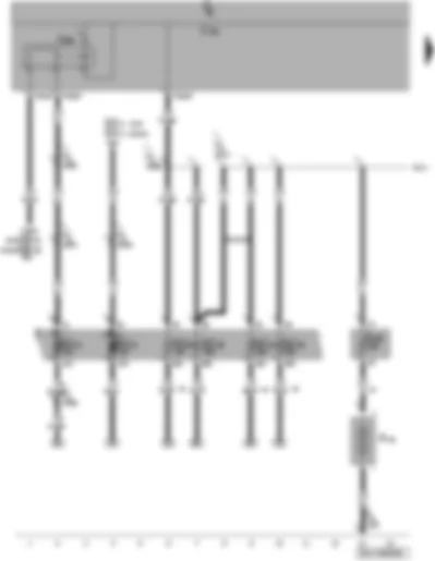 Wiring Diagram  VW PASSAT 2010 - Second battery - terminal 15 voltage supply relay - fuses
