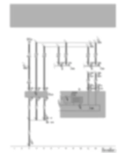 Wiring Diagram  VW PASSAT 2010 - Magnetic field sender for compass - data bus diagnostic interface - control unit in dash panel insert - multifunction display - control unit with display for radio and navigation system