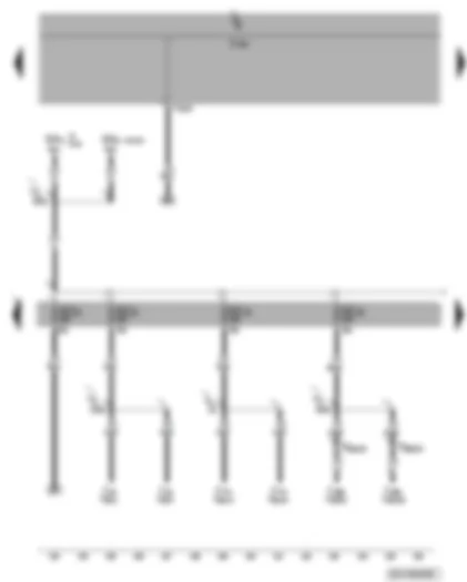 Wiring Diagram  VW PASSAT 2009 - SC fuses - SC32 - SC33 - SC34 - SC35