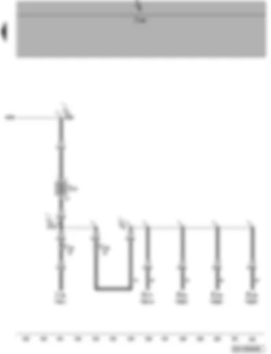 Wiring Diagram  VW PASSAT 2009 - Thermal fuse