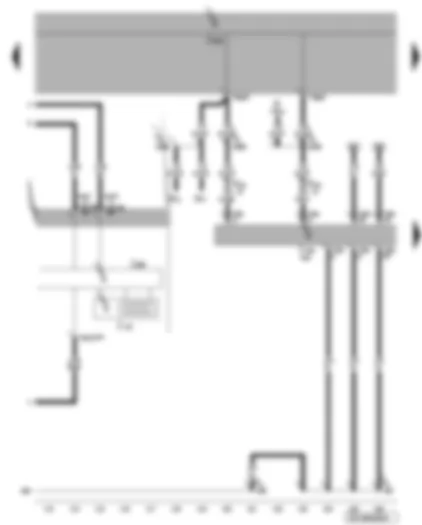 Wiring Diagram  VW PASSAT 2010 - Accident data memory - dash panel insert