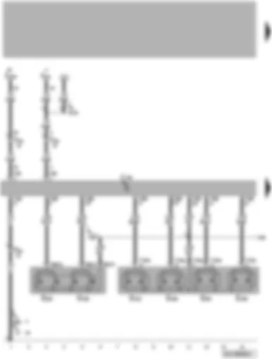 Wiring Diagram  VW PASSAT 2010 - Control unit for seat adjustment and steering column adjustment with memory function - driver seat adjustment operating unit