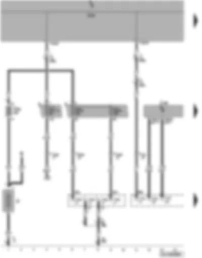 Wiring Diagram  VW PASSAT 2010 - Onboard supply control unit - fuses - special vehicle control unit