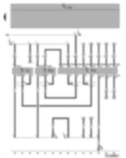 Wiring Diagram  VW PASSAT 2007 - Camera for in-car video surveillance - data storage unit for in-car video surveillance - display unit for in-car video surveillance