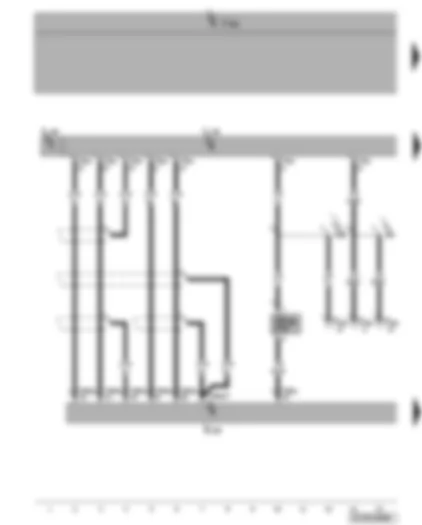 Wiring Diagram  VW PASSAT 2010 - Special signal system operating unit - blue flashing light 1 - special signal system with light bar and lettering - special vehicle fuse 3