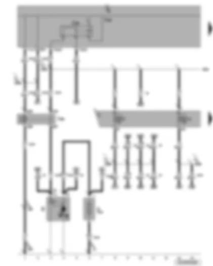 Wiring Diagram  VW PASSAT 2010 - Battery - starter - terminal 15 voltage supply relay - terminal 50 voltage supply relay - fuses