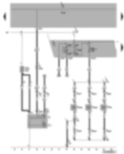 Wiring Diagram  VW PASSAT 2010 - Alternator - tank shut-off valves - gas shut-off valve relay - fuses