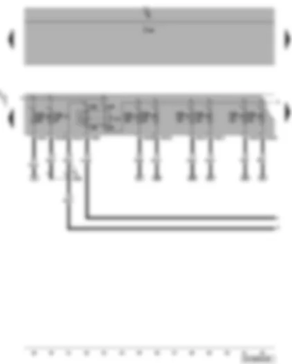 Wiring Diagram  VW PASSAT 2010 - Terminal 15 voltage supply relay - fuses