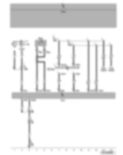Wiring Diagram  VW PASSAT 2010 - Control unit for mobile telephone operating electronics - telephone microphone - control unit with display for radio and navigation system