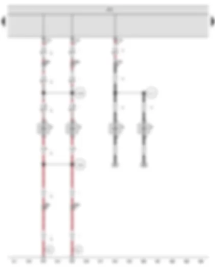 Wiring Diagram  VW PASSAT 2010 - Number plate light