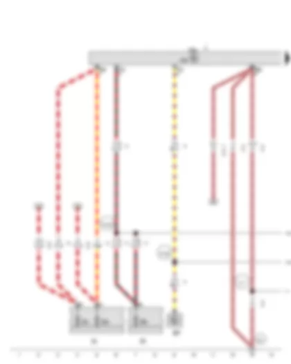Wiring Diagram  VW PASSAT 2015 - Radiator fan control unit - Engine control unit
