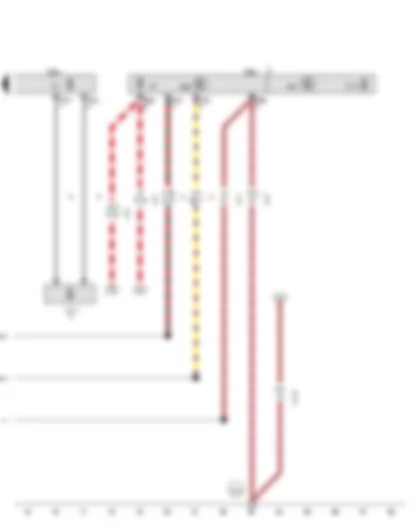 Wiring Diagram  VW PASSAT 2015 - Radiator fan control unit - Radiator fan control unit 2 - Radiator fan - Radiator fan 2